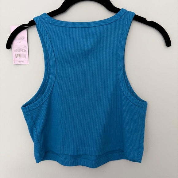 Target Wild Fable Blue Crop Tank NWT - Picture 3 of 3